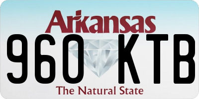 AR license plate 960KTB