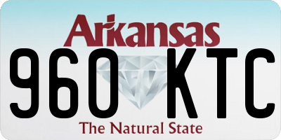 AR license plate 960KTC