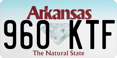 AR license plate 960KTF