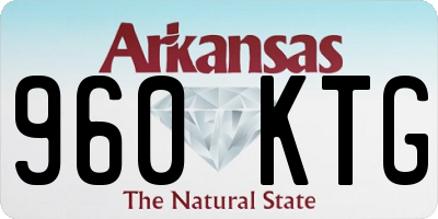 AR license plate 960KTG