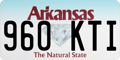 AR license plate 960KTI