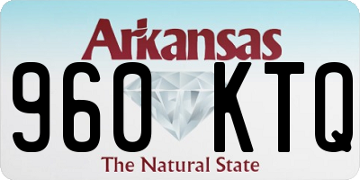 AR license plate 960KTQ