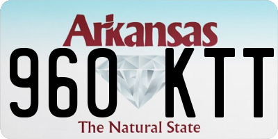 AR license plate 960KTT