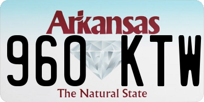 AR license plate 960KTW
