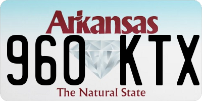 AR license plate 960KTX