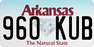 AR license plate 960KUB