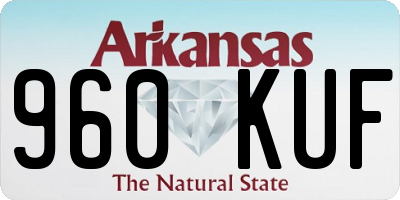 AR license plate 960KUF