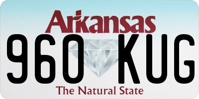 AR license plate 960KUG
