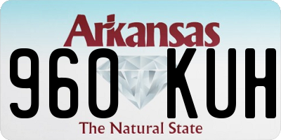 AR license plate 960KUH