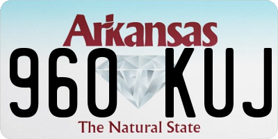 AR license plate 960KUJ