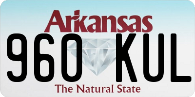 AR license plate 960KUL