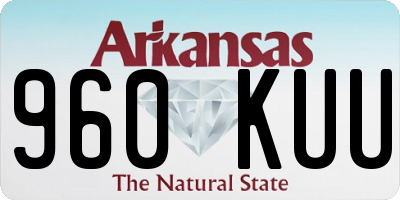 AR license plate 960KUU