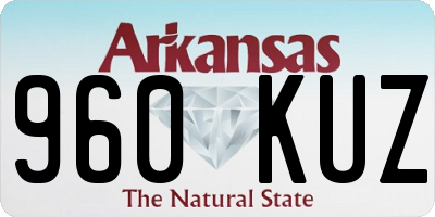 AR license plate 960KUZ