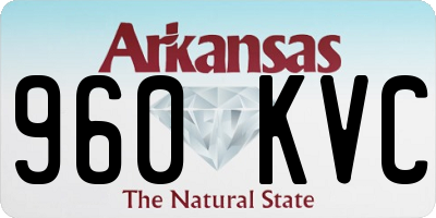 AR license plate 960KVC