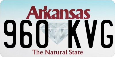 AR license plate 960KVG