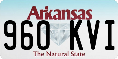AR license plate 960KVI