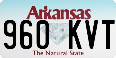 AR license plate 960KVT