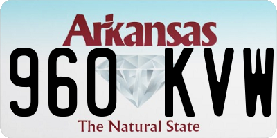 AR license plate 960KVW