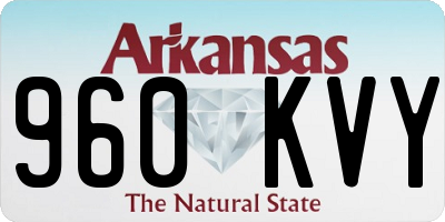 AR license plate 960KVY