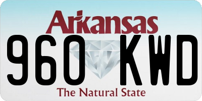 AR license plate 960KWD
