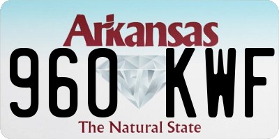 AR license plate 960KWF