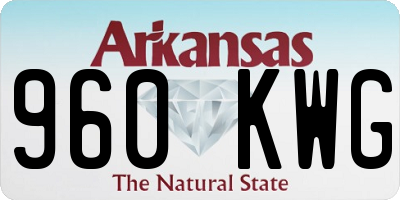 AR license plate 960KWG
