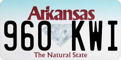 AR license plate 960KWI