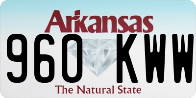 AR license plate 960KWW