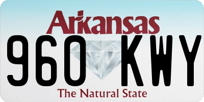 AR license plate 960KWY