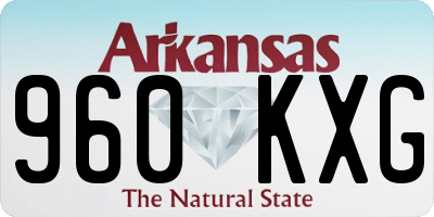 AR license plate 960KXG