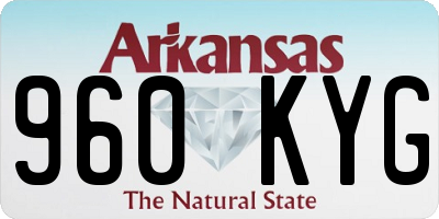 AR license plate 960KYG