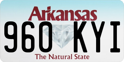 AR license plate 960KYI