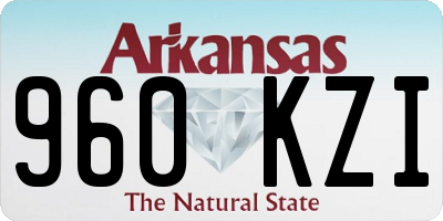 AR license plate 960KZI