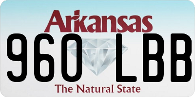 AR license plate 960LBB