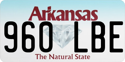 AR license plate 960LBE