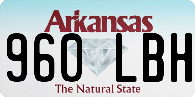 AR license plate 960LBH