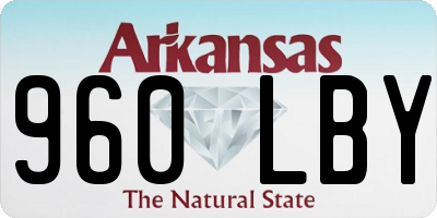 AR license plate 960LBY