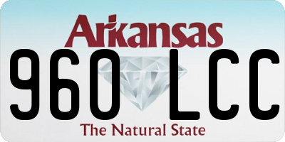 AR license plate 960LCC