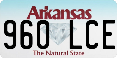 AR license plate 960LCE