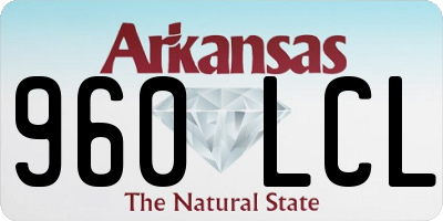 AR license plate 960LCL