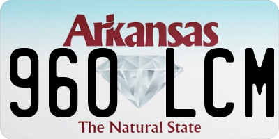 AR license plate 960LCM