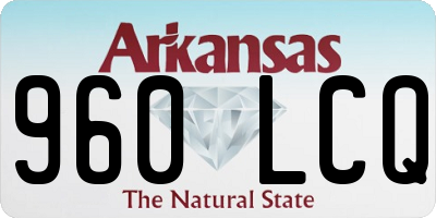 AR license plate 960LCQ