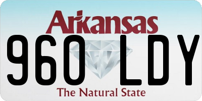 AR license plate 960LDY