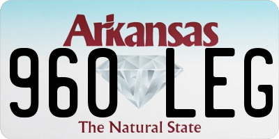 AR license plate 960LEG