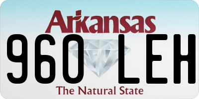 AR license plate 960LEH