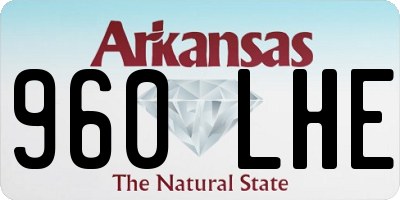 AR license plate 960LHE
