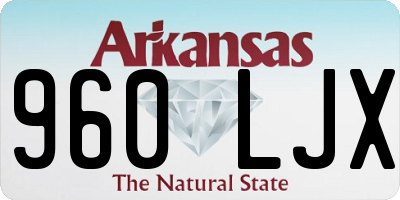 AR license plate 960LJX