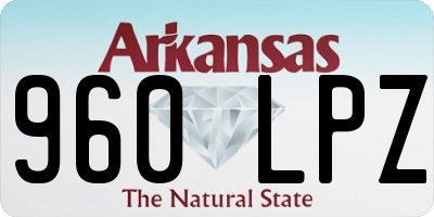 AR license plate 960LPZ