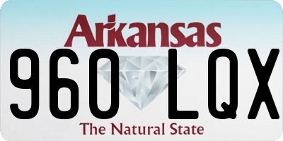 AR license plate 960LQX