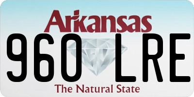 AR license plate 960LRE